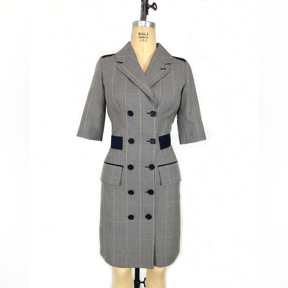 Tailored wool blazer dress 100% wool